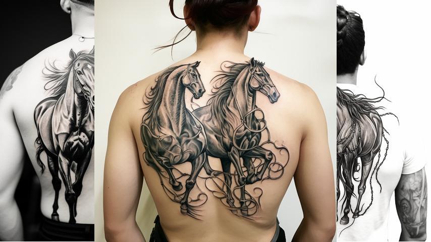 Tatuaggio 3 cavalli
