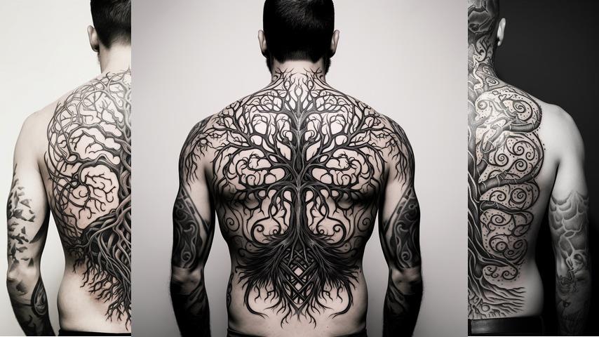 Tatuaggio albero della vita