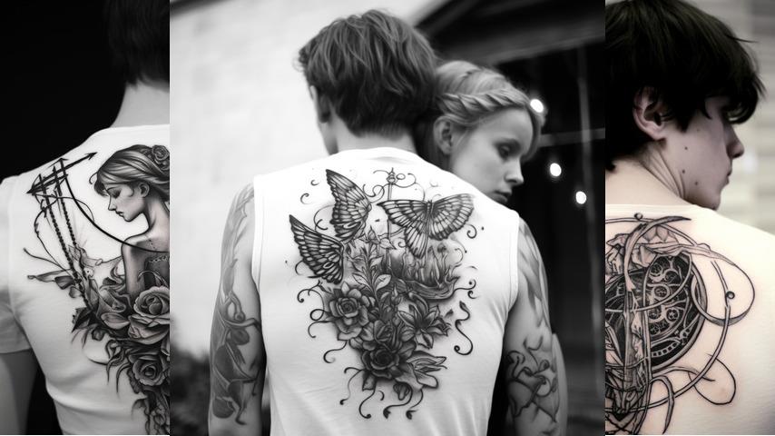 Tatuaggio amore e psiche