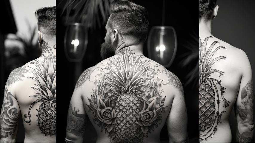 Tatuaggio ananas