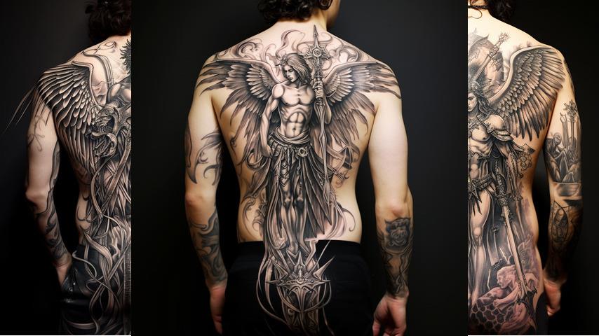 Tatuaggio arcangelo Michele