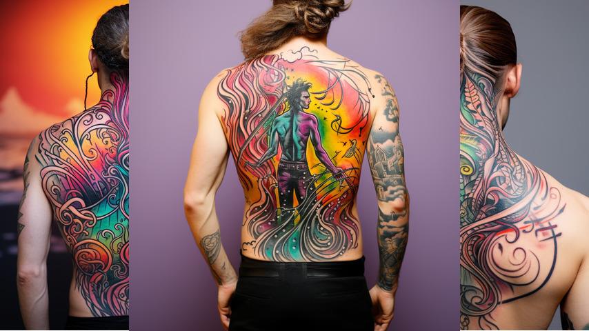 Tatuaggio arcobaleno