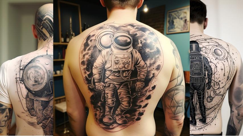Tatuaggio astronauta