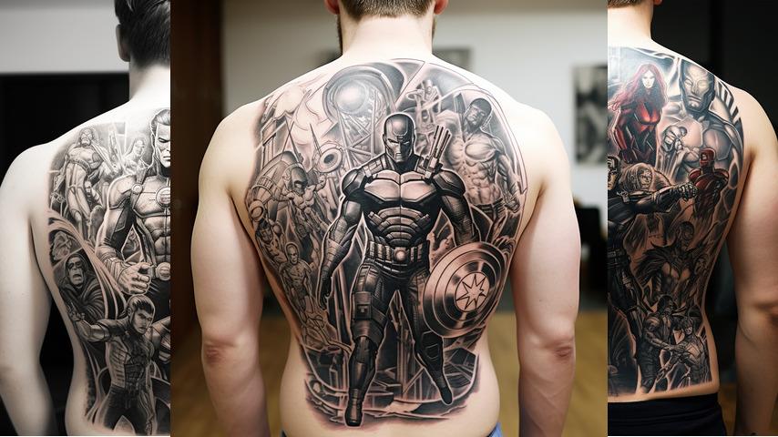 Tatuaggio Avengers