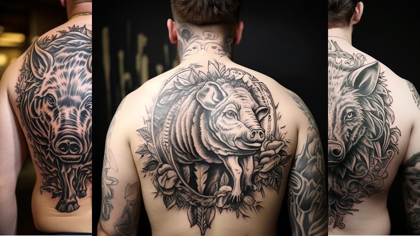 Tatuaggio cinghiale