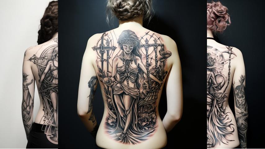 Tatuaggio dea bendata