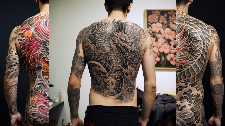 Tatuaggio drago giapponese