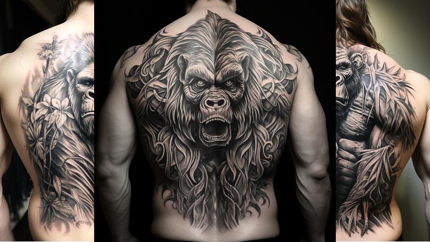 Tatuaggio gorilla