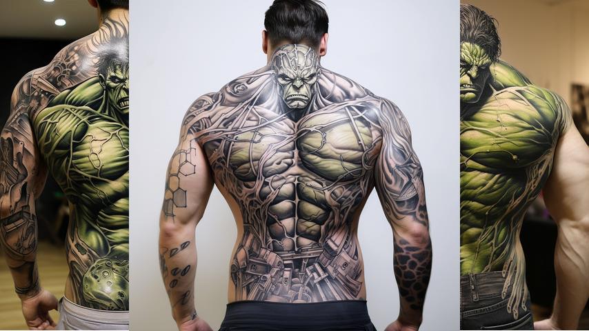 tatuaggi con Hulk