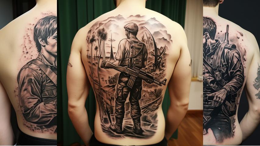 Tatuaggio kalashnikov