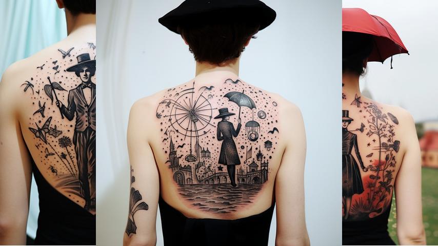 Tatuaggio Mary Poppins