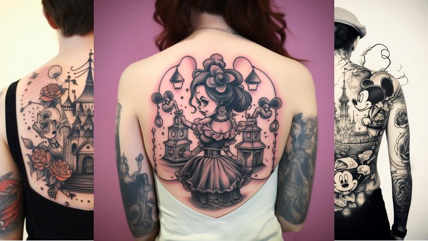 Tatuaggio Minnie e topolino