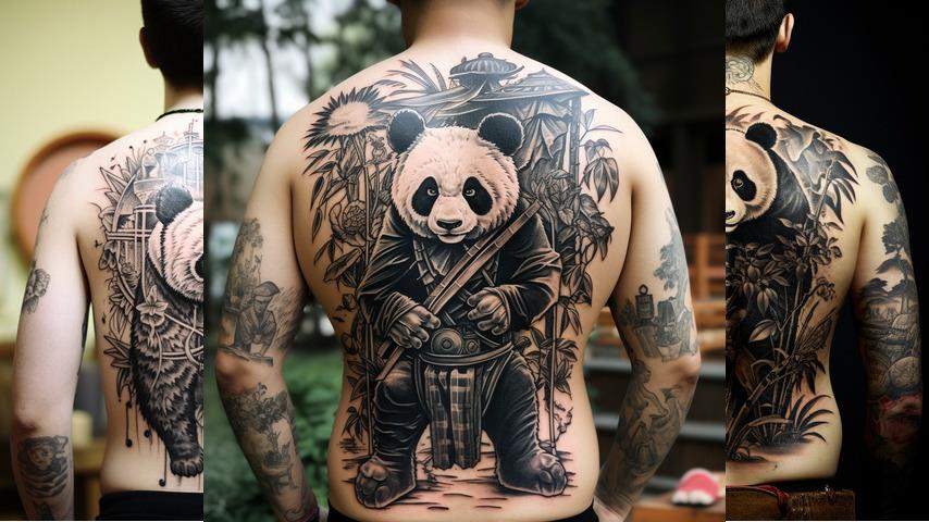 tatuaggi con panda