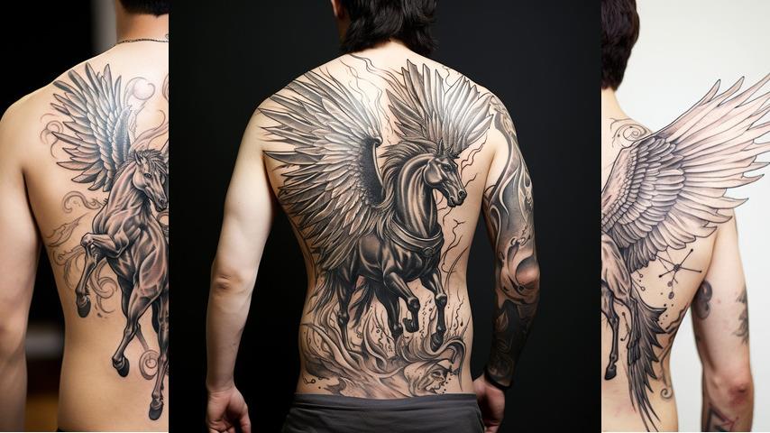 tatuaggi con Pegaso