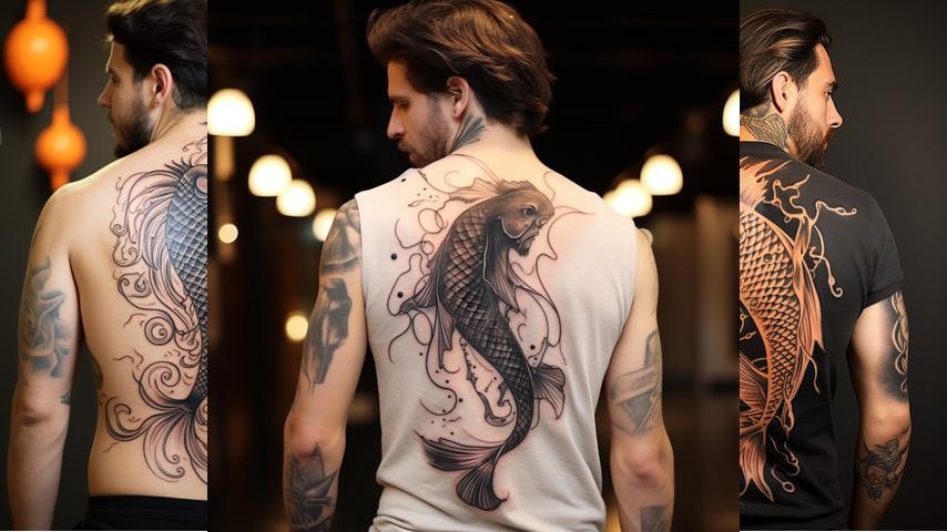 tatuaggi con pesce rosso