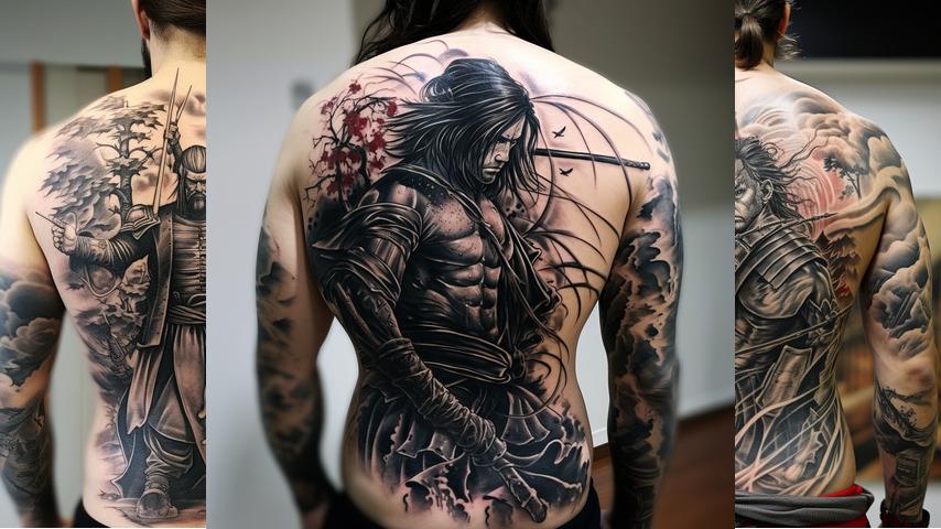 Tatuaggio samurai giapponese