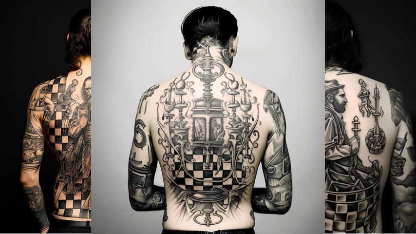 Tatuaggio scacchi