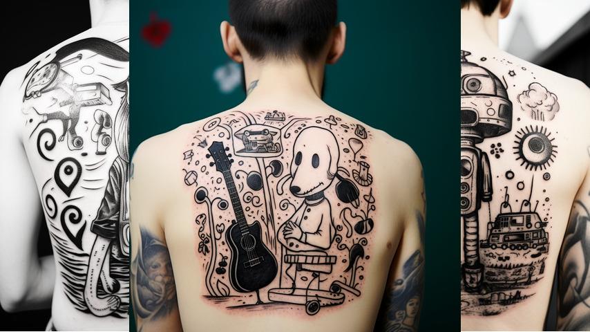 tatuaggi con Snoopy