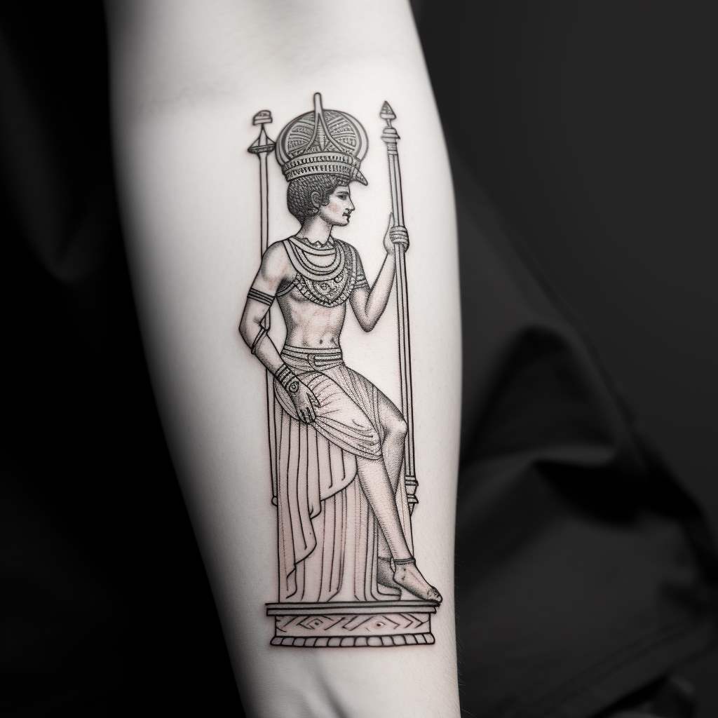 Cleopatra sul braccio