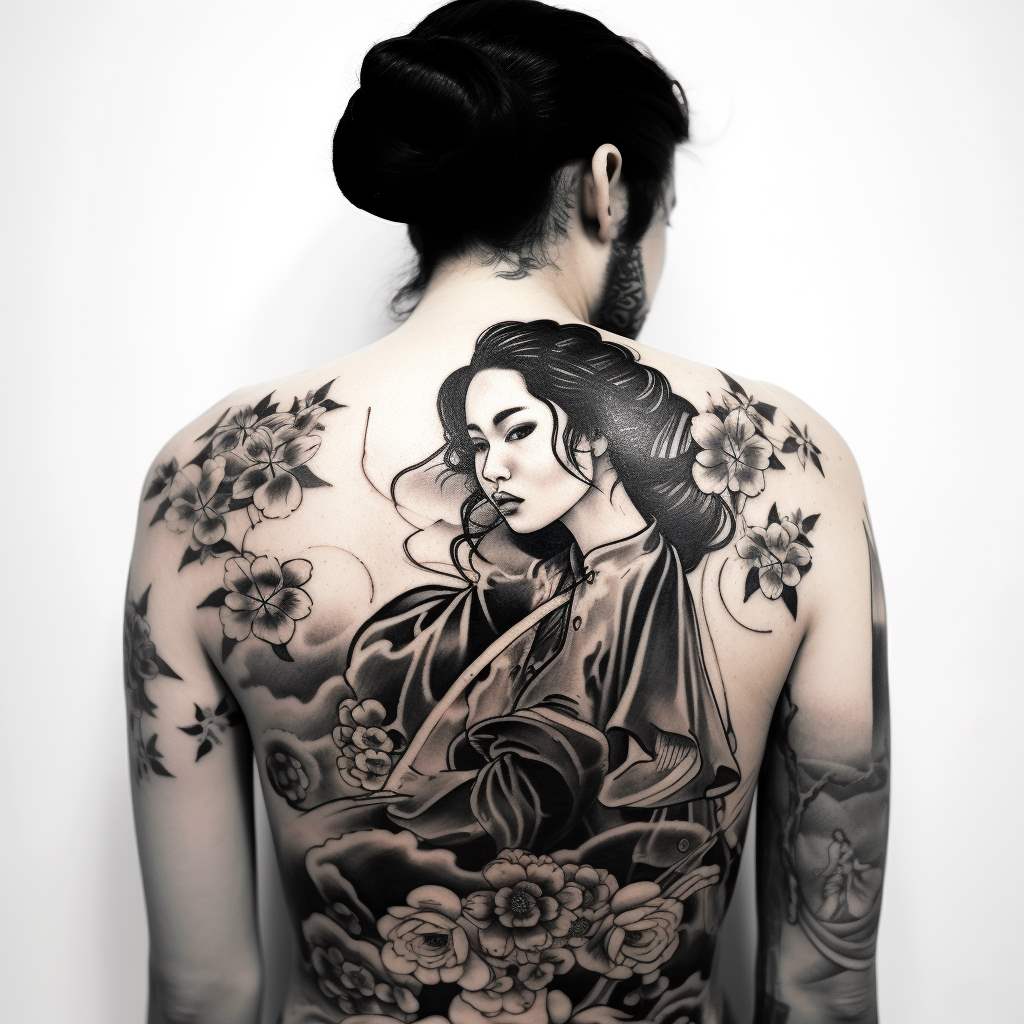 geisha giapponese da uomo