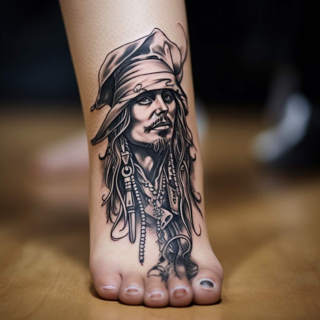 Jack Sparrow sulla caviglia