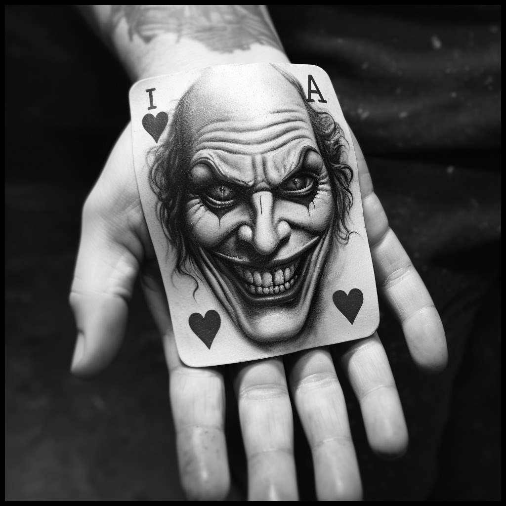 Joker in bianco e nero