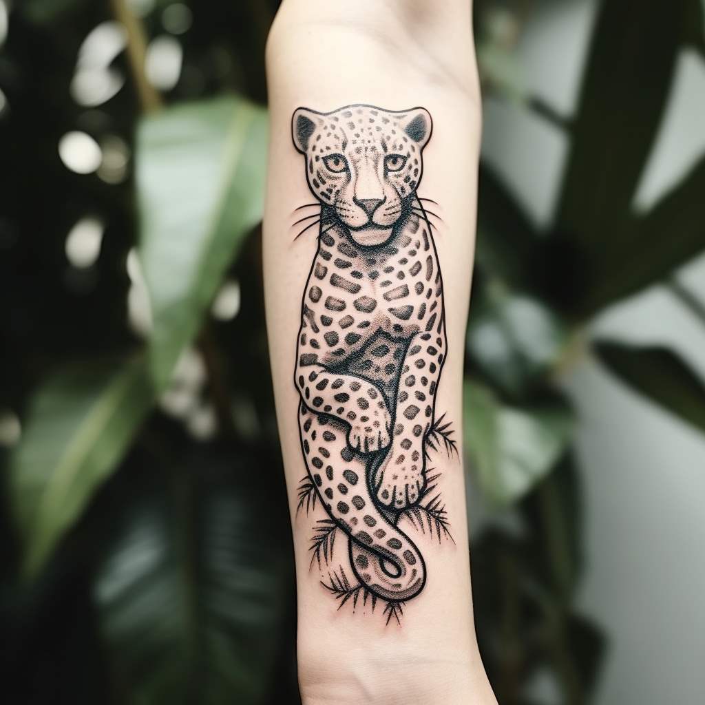 leopardo stilizzato