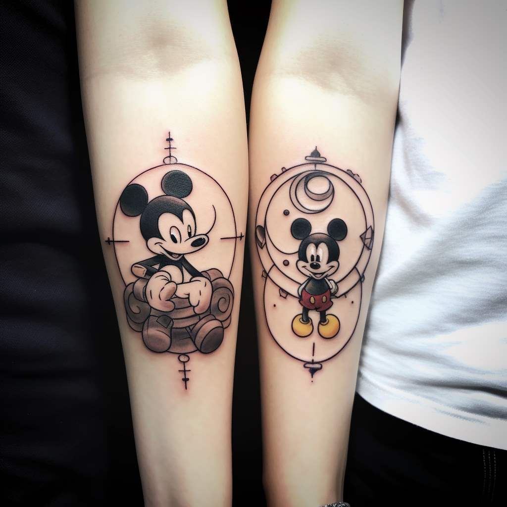 Minnie e topolino da donna