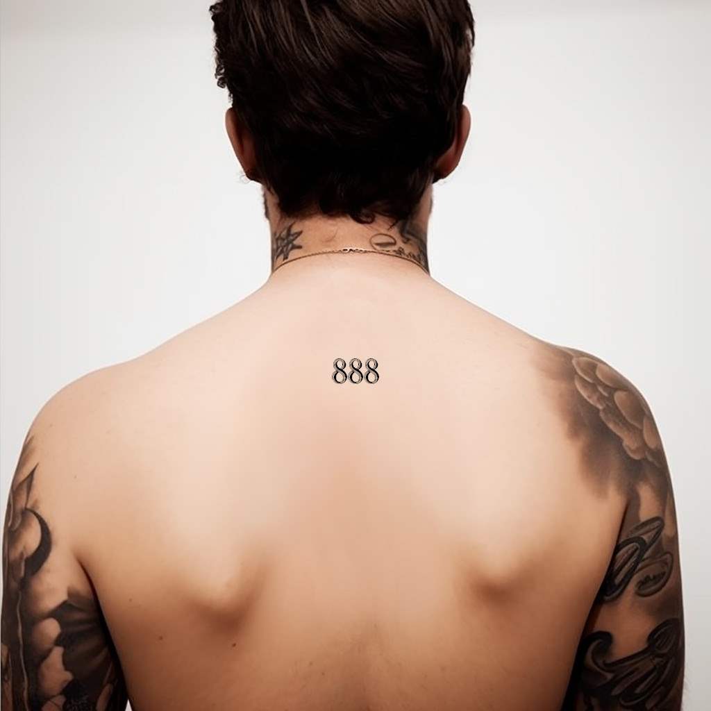 numero 888 da uomo