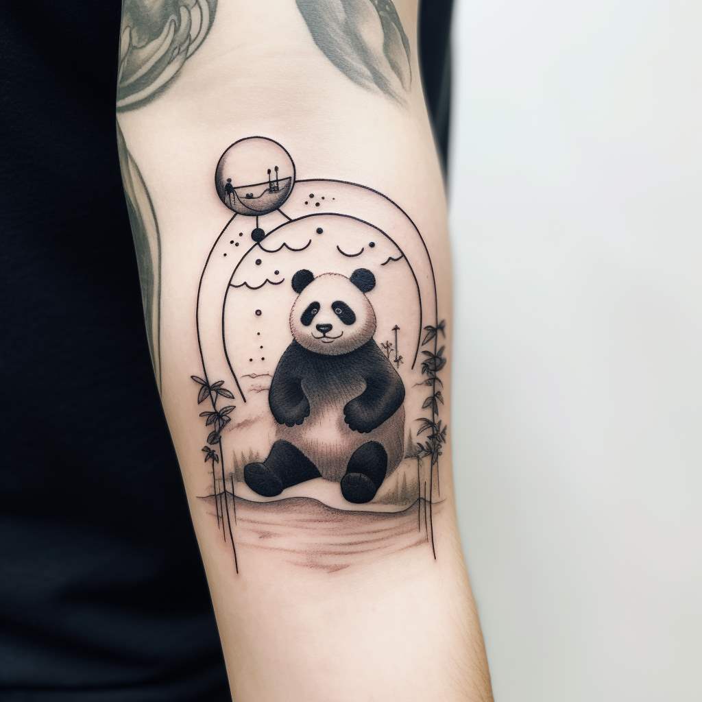 panda stilizzato