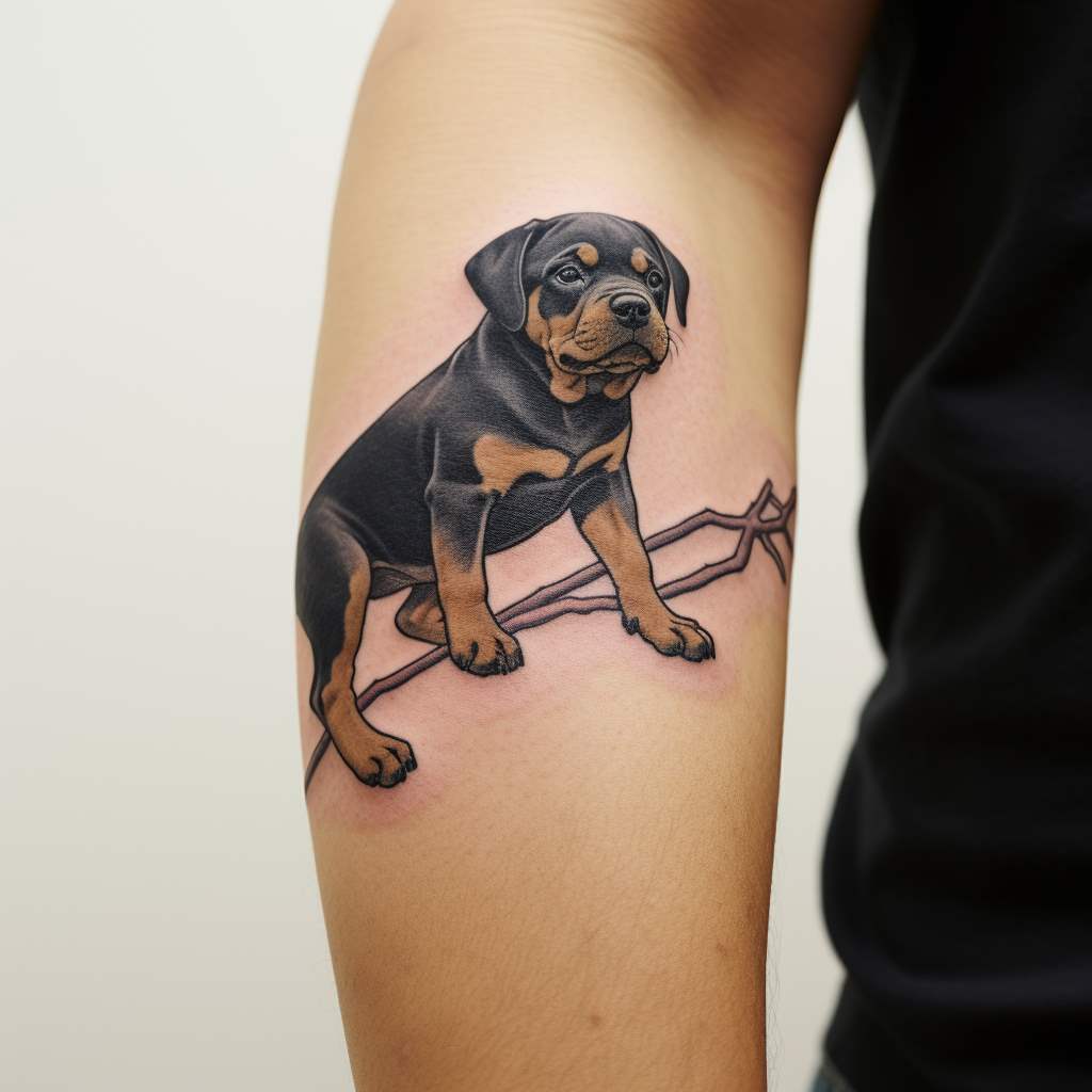 Rottweiler stilizzato