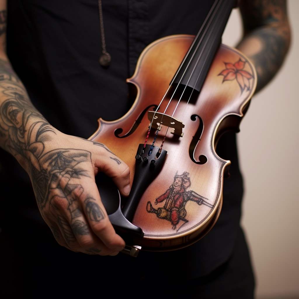 violino sul polso