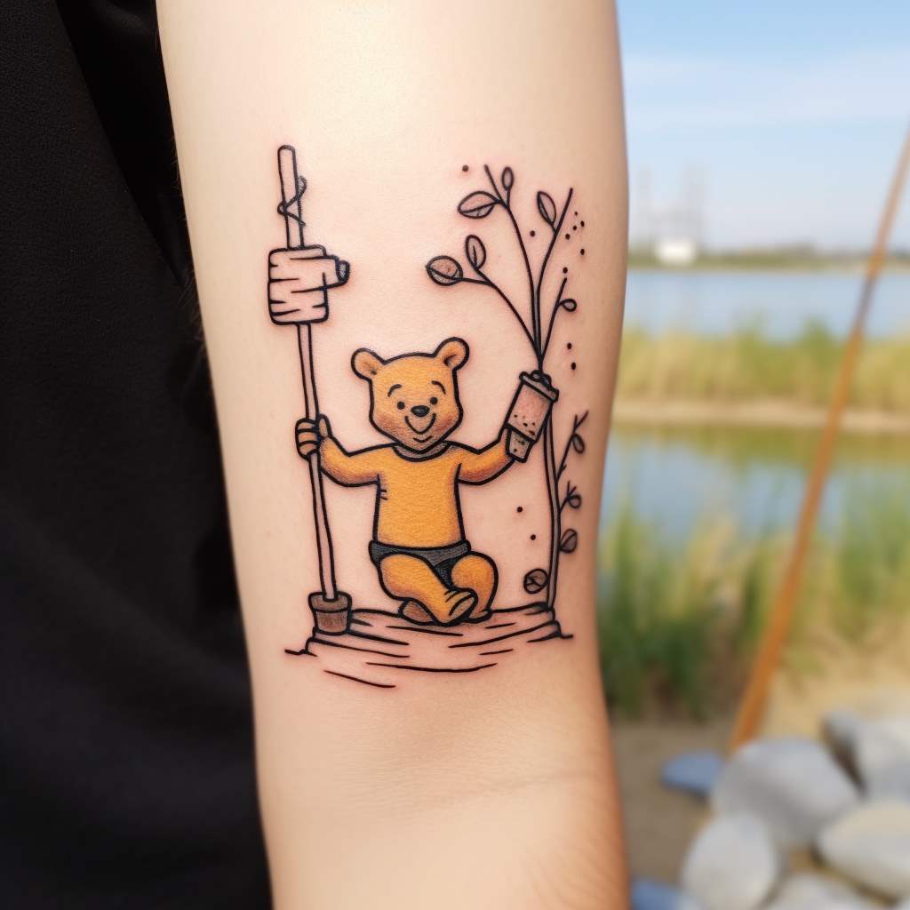 Winnie the Pooh sul braccio