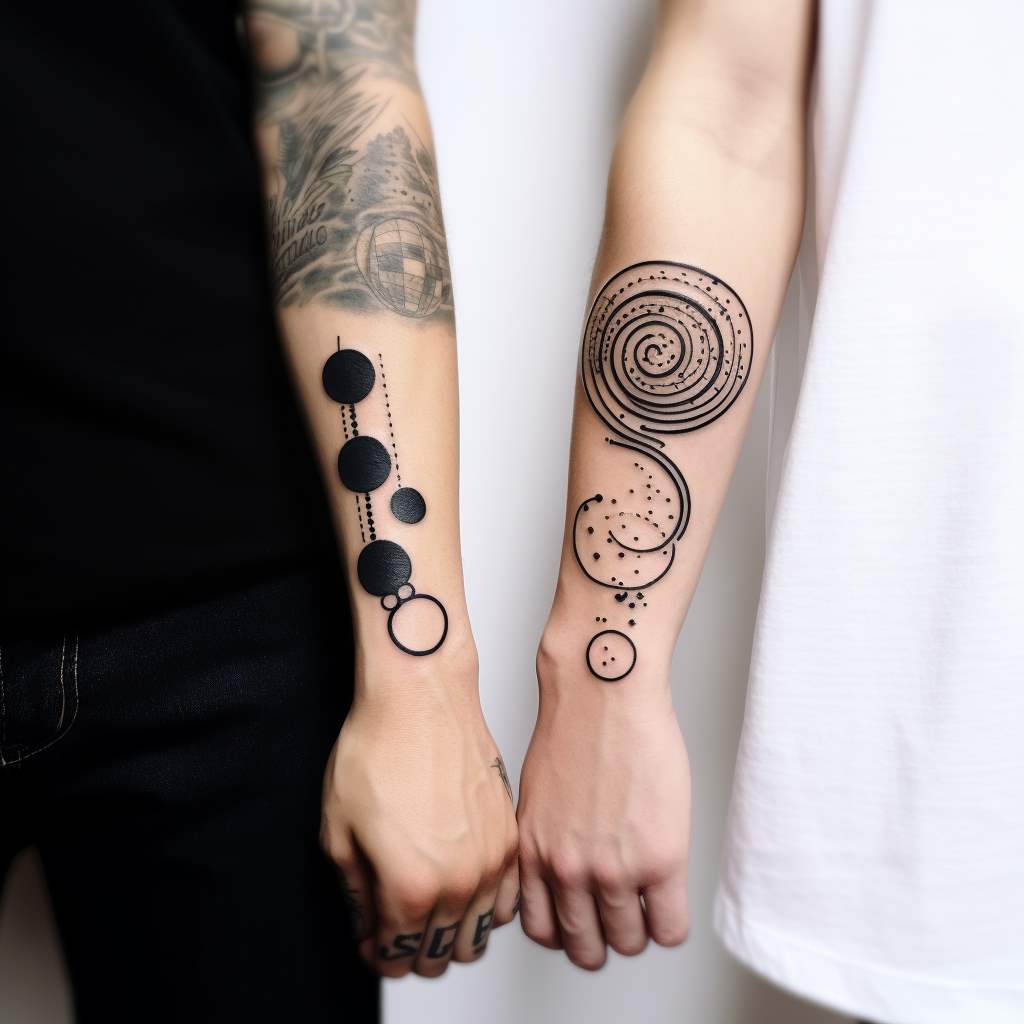 yin yang sul braccio